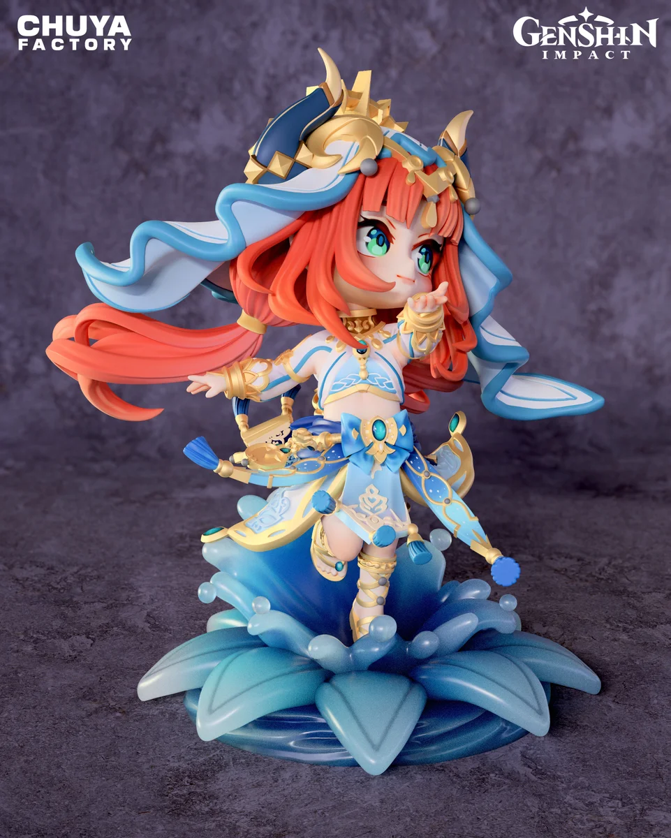 Chibi Nilou | Fan Art | 3D Printed Resin Model Garage Kit | *Un-Painted* | Chuya Factory 6