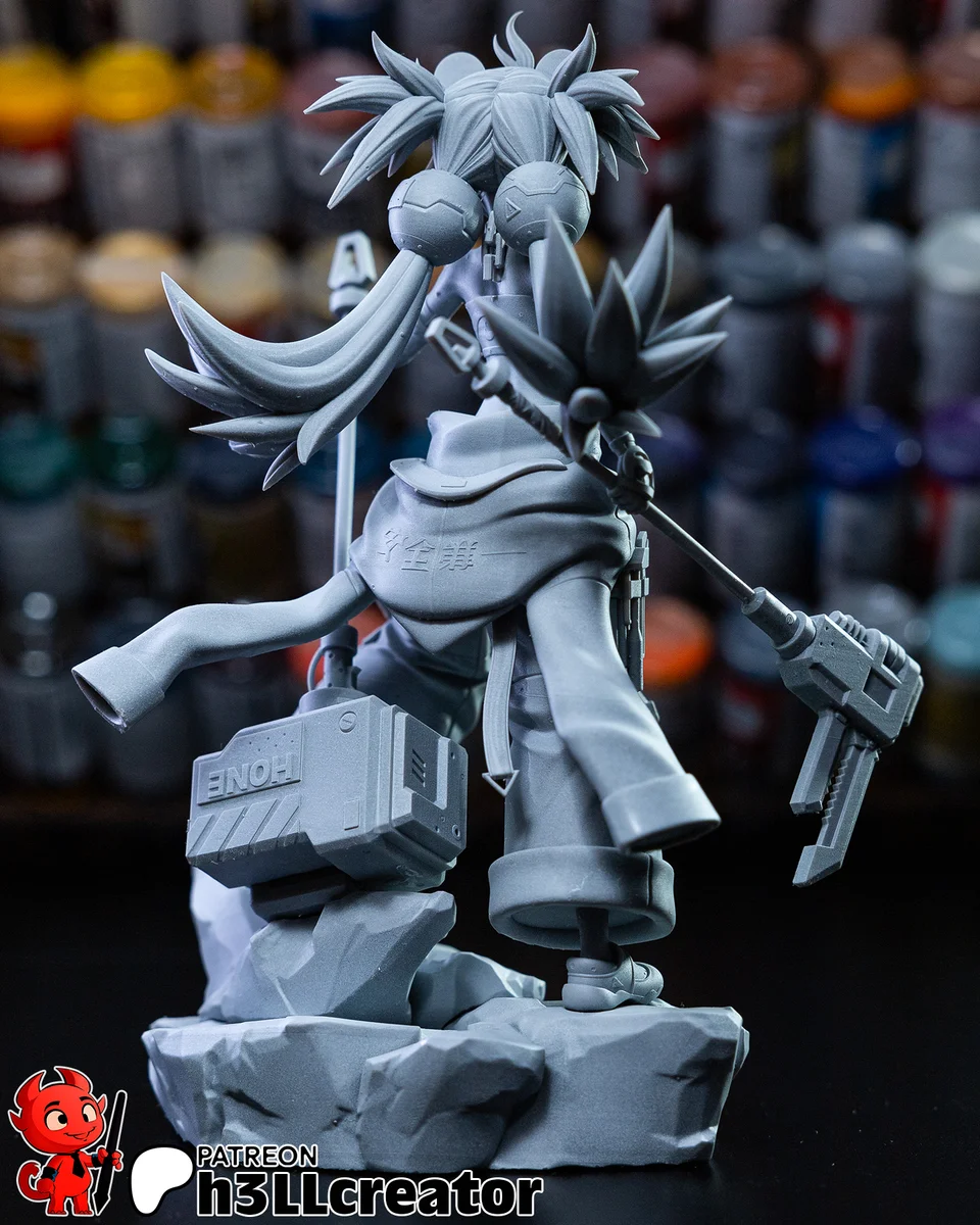 Koleda Belobog | Fan Art | 3D Printed Resin Model Garage Kit | *Un-Painted* | H3LL Creator 5