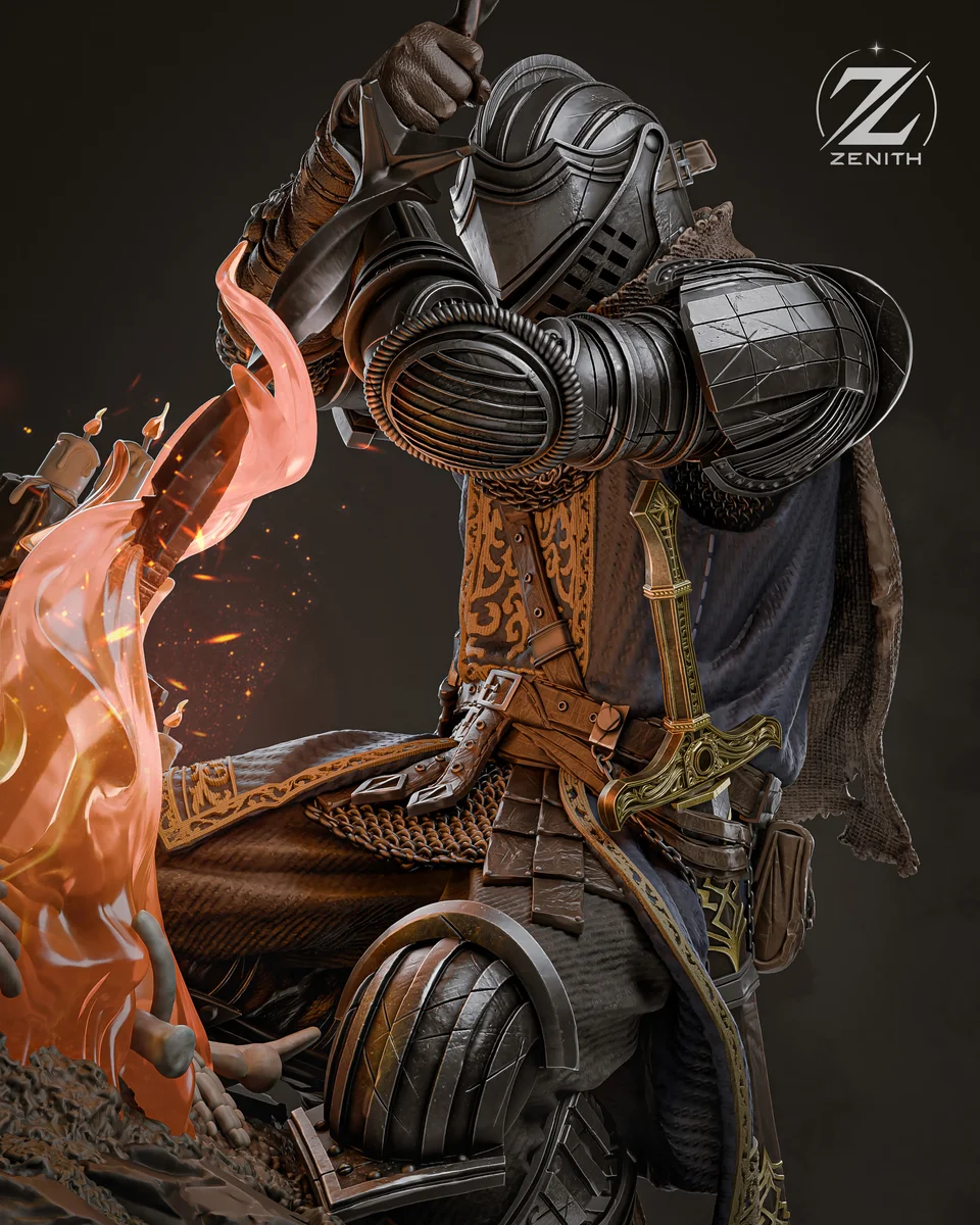 Dark Souls | Fan Art | 3D Printed Resin Model Garage Kit | *Un-Painted* | Zenith Studios 7