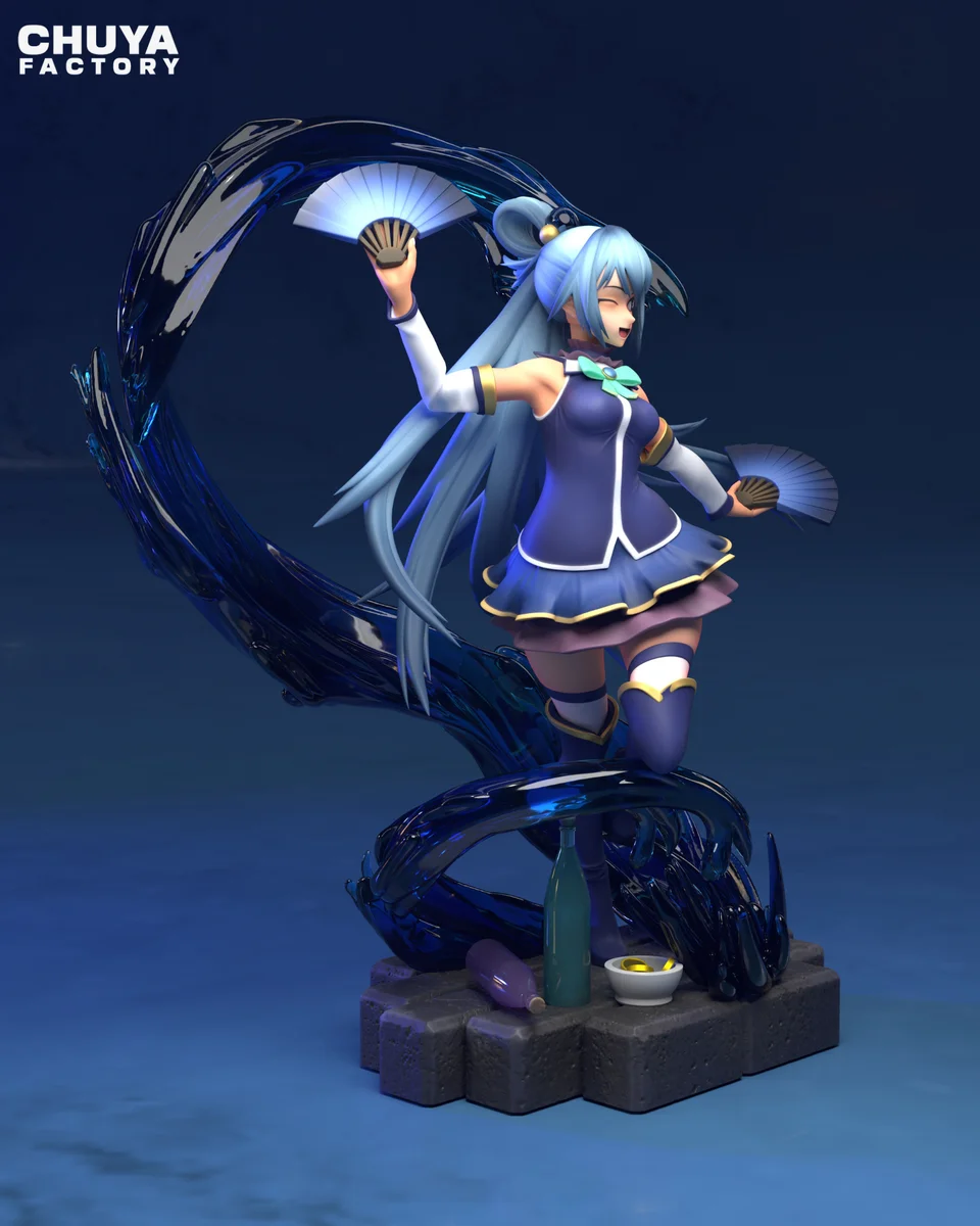 Aqua | Fan Art | 3D Printed Resin Model Garage Kit | *Un-Painted* | Chuya Factory 5