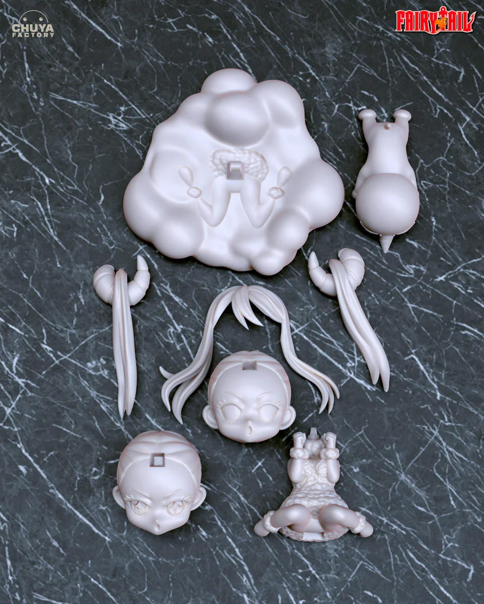 Chibi Lucy Heartfilia | Fan Art | 3D Printed Resin Model Garage Kit | *Un-Painted* | Chuya Factory 9