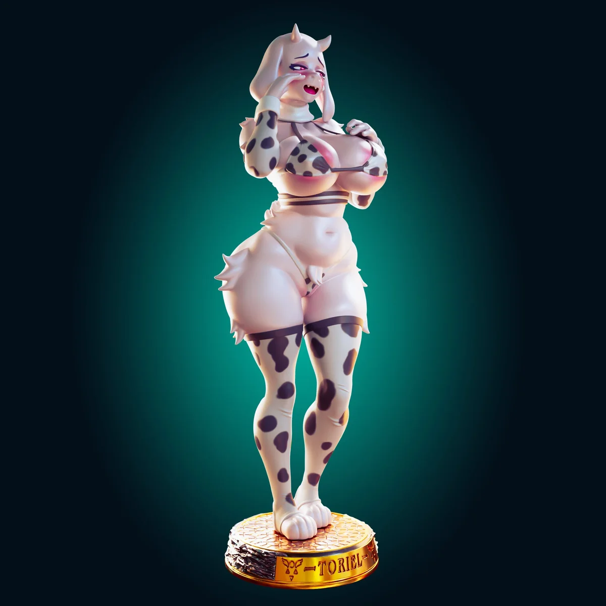 Goat Mom | Fan Art | 3D Printed Resin Model Garage Kit | *Un-Painted* | Officer Rhu 7