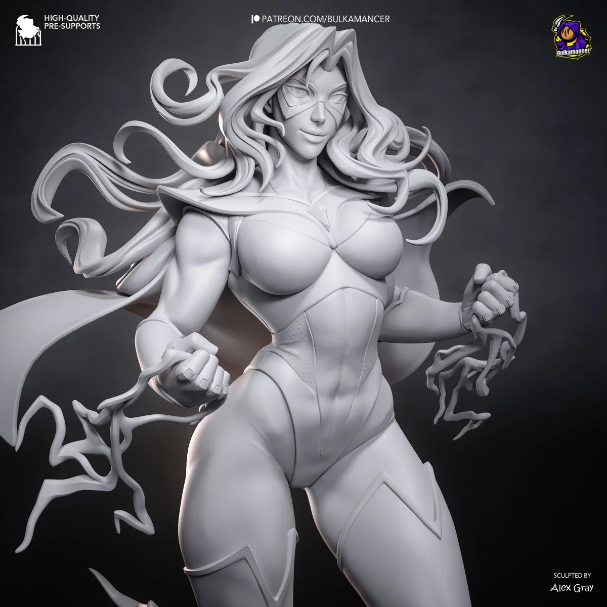 Blonde Blazer | Fan Art | 3D Printed Resin Model Garage Kit | *Un-Painted* | Bulkamancer 5
