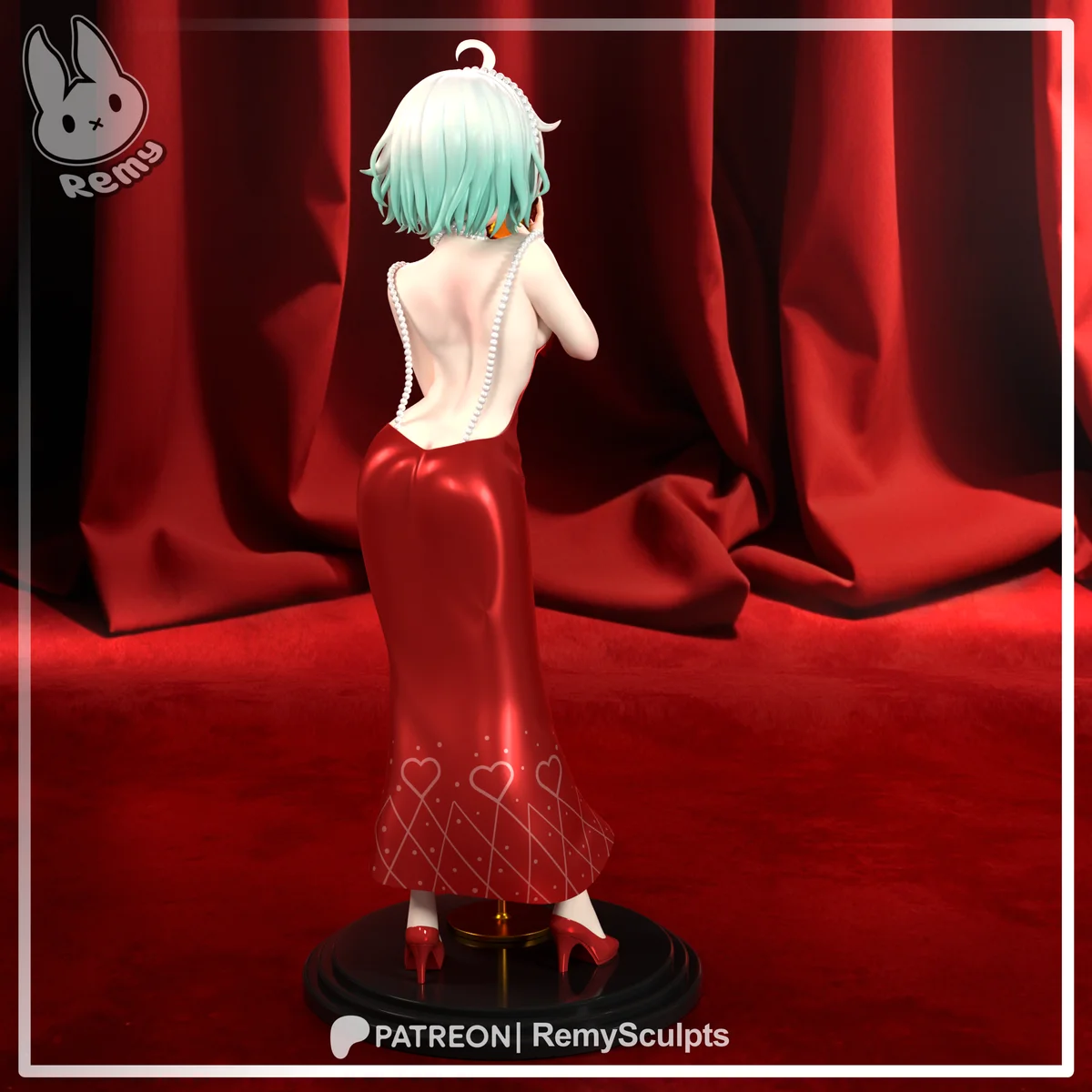 Mint Fantome (Dress) | Fan Art | 3D Printed Resin Model Garage Kit | *Un-Painted* | Remy Sculpts 6