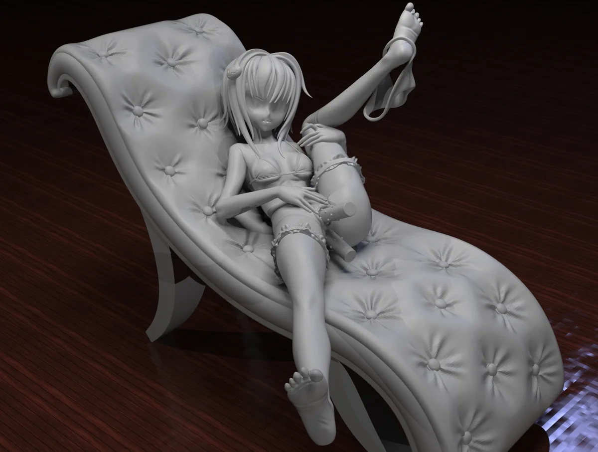 Koneko | Fan Art | 3D Printed Resin Model Garage Kit | *Un-Painted* | Yoru Studio 5