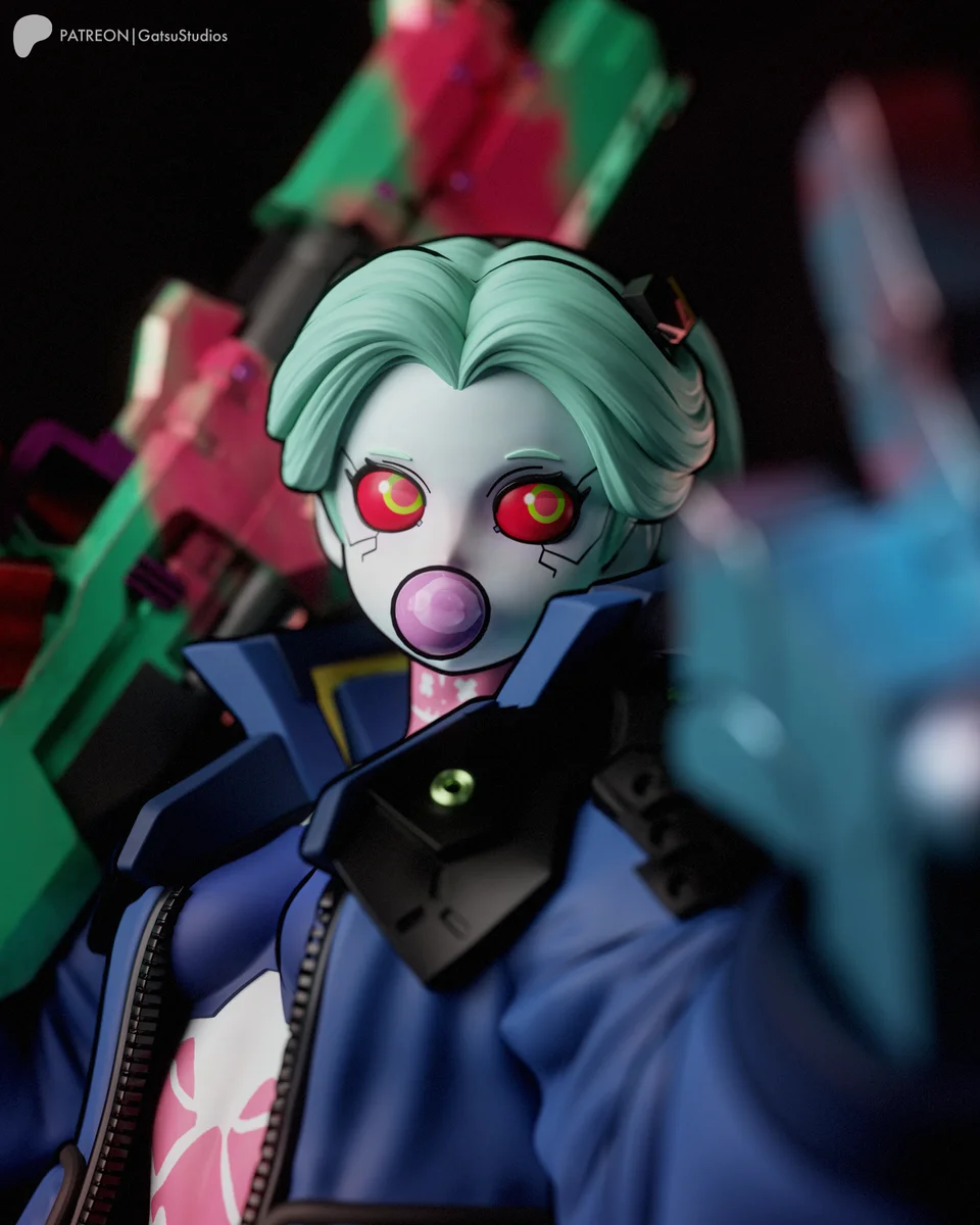 Rebecca | Fan Art | 3D Printed Resin Model Garage Kit | *Un-Painted* | Gatsu Studios 10