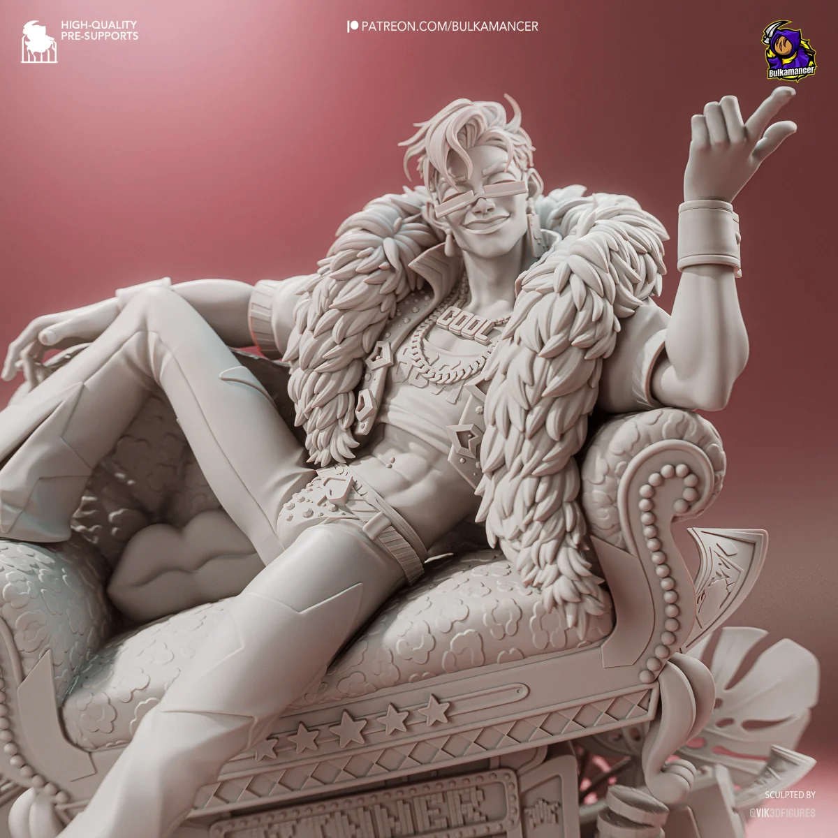 Ace | Fan Art | 3D Printed Resin Model Garage Kit | *Un-Painted* | Bulkamancer 6