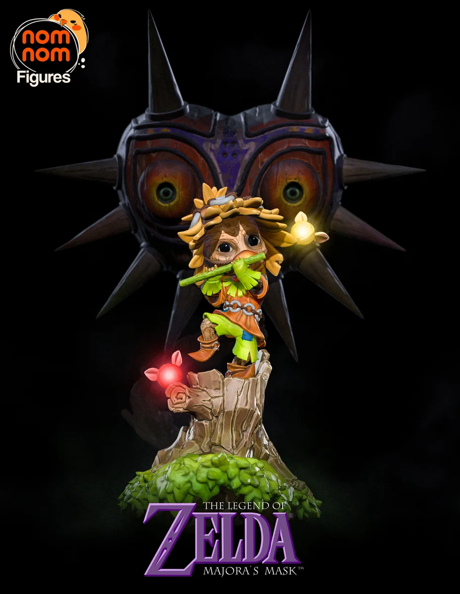 Chibi Majora and skull kid | Fan Art | 3D Printed Resin Model Garage Kit | *Un-Painted* | Nomnom