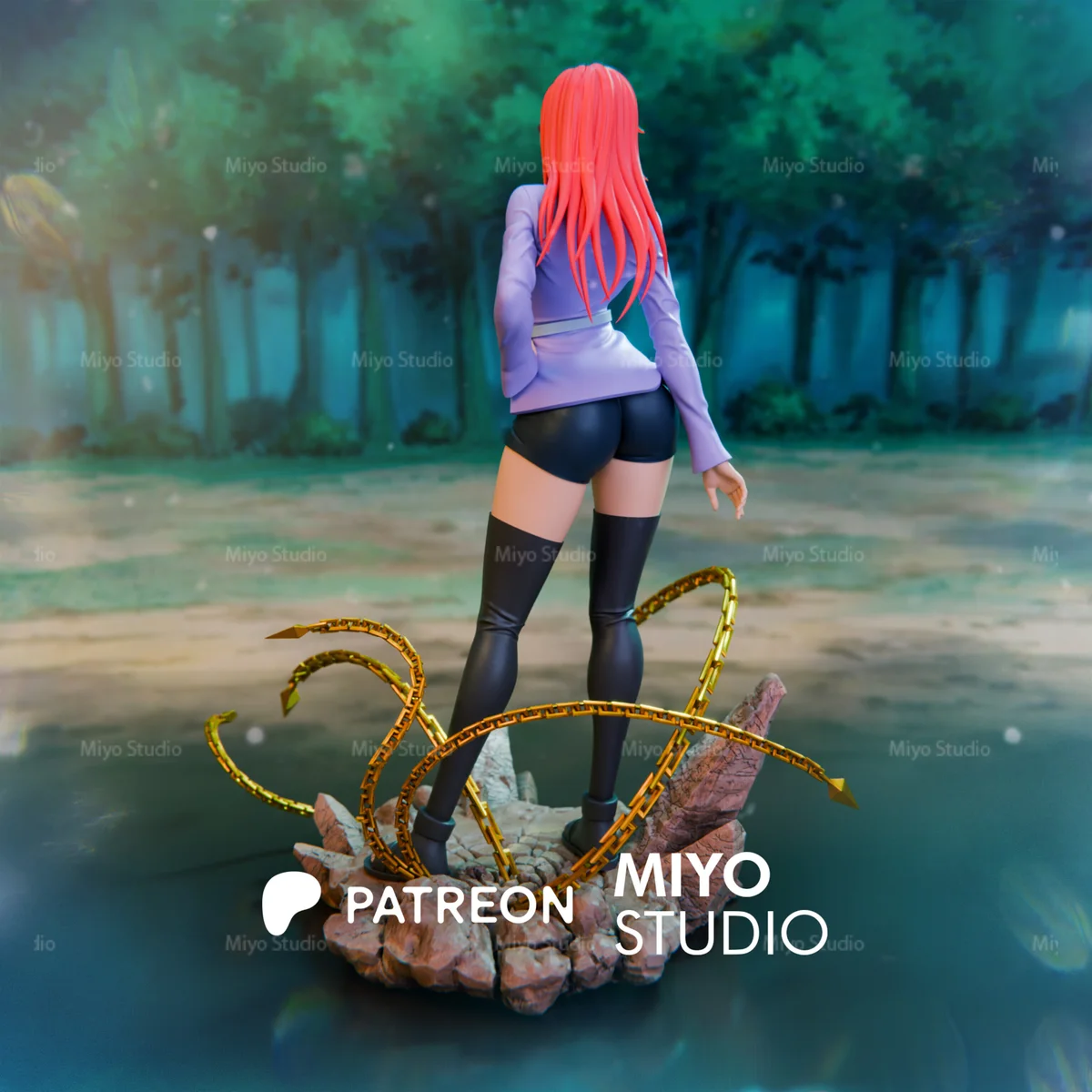 Karin | Fan Art | 3D Printed Resin Model Garage Kit | *Un-Painted* | MiyoStudio 4