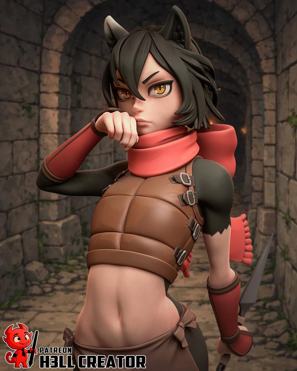 Izutsumi | Fan Art | 3D Printed Resin Model Garage Kit | *Un-Painted* | H3LL Creator