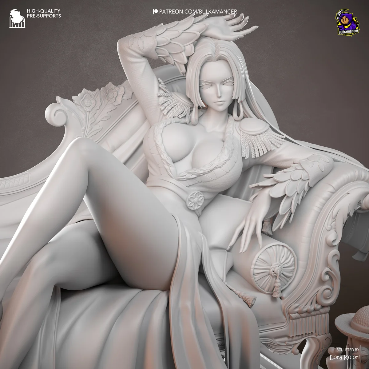 Boa Hancock | Fan Art | 3D Printed Resin Model Garage Kit | *Un-Painted* | Bulkamancer 17