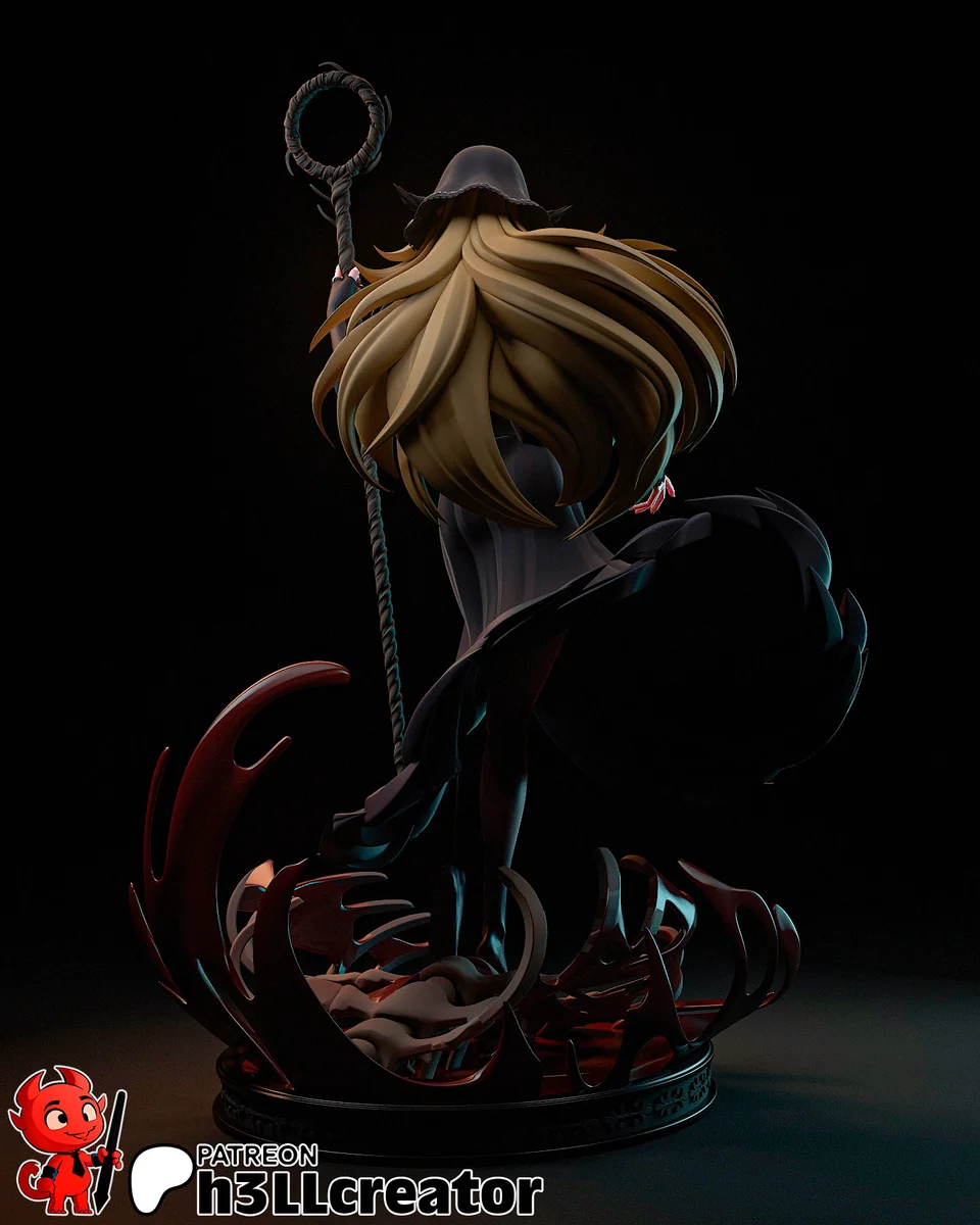 Marcille | Fan Art | 3D Printed Resin Model Garage Kit | *Un-Painted* | H3LL Creator 11