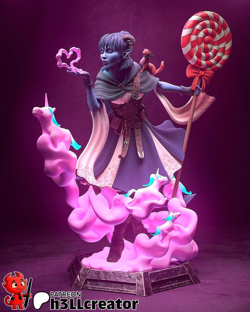 Jester Lavorre | Fan Art | 3D Printed Resin Model Garage Kit | *Un-Painted* | H3LL Creator 3