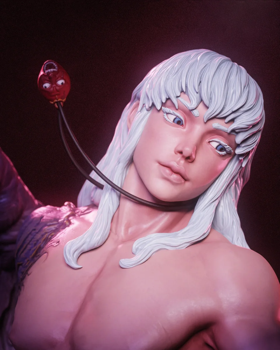 Griffith | Fan Art | 3D Printed Resin Model Garage Kit | *Un-Painted* | Nympha3D 6