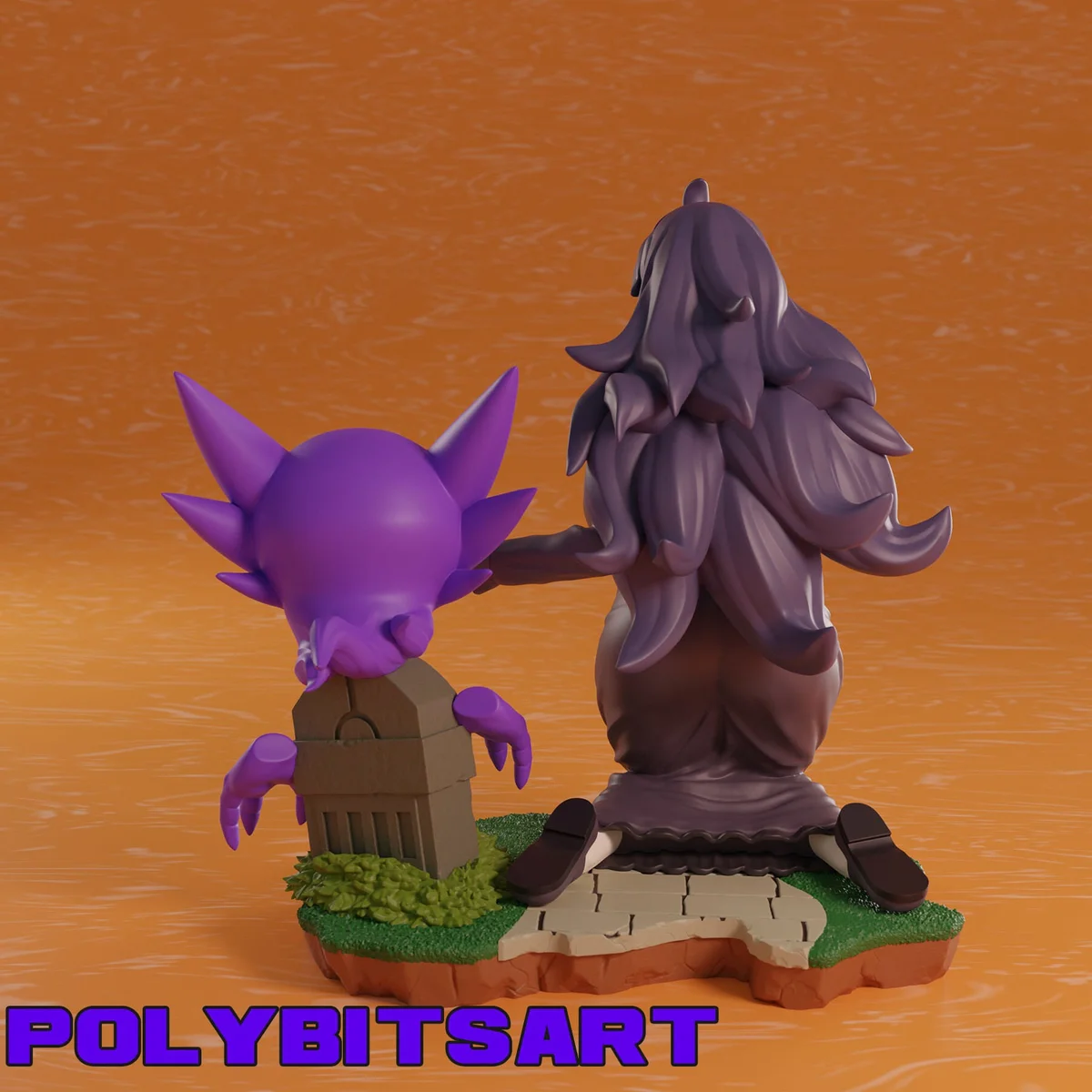 Hex | Fan Art | 3D Printed Resin Model Garage Kit | *Un-Painted* | Polybits 2