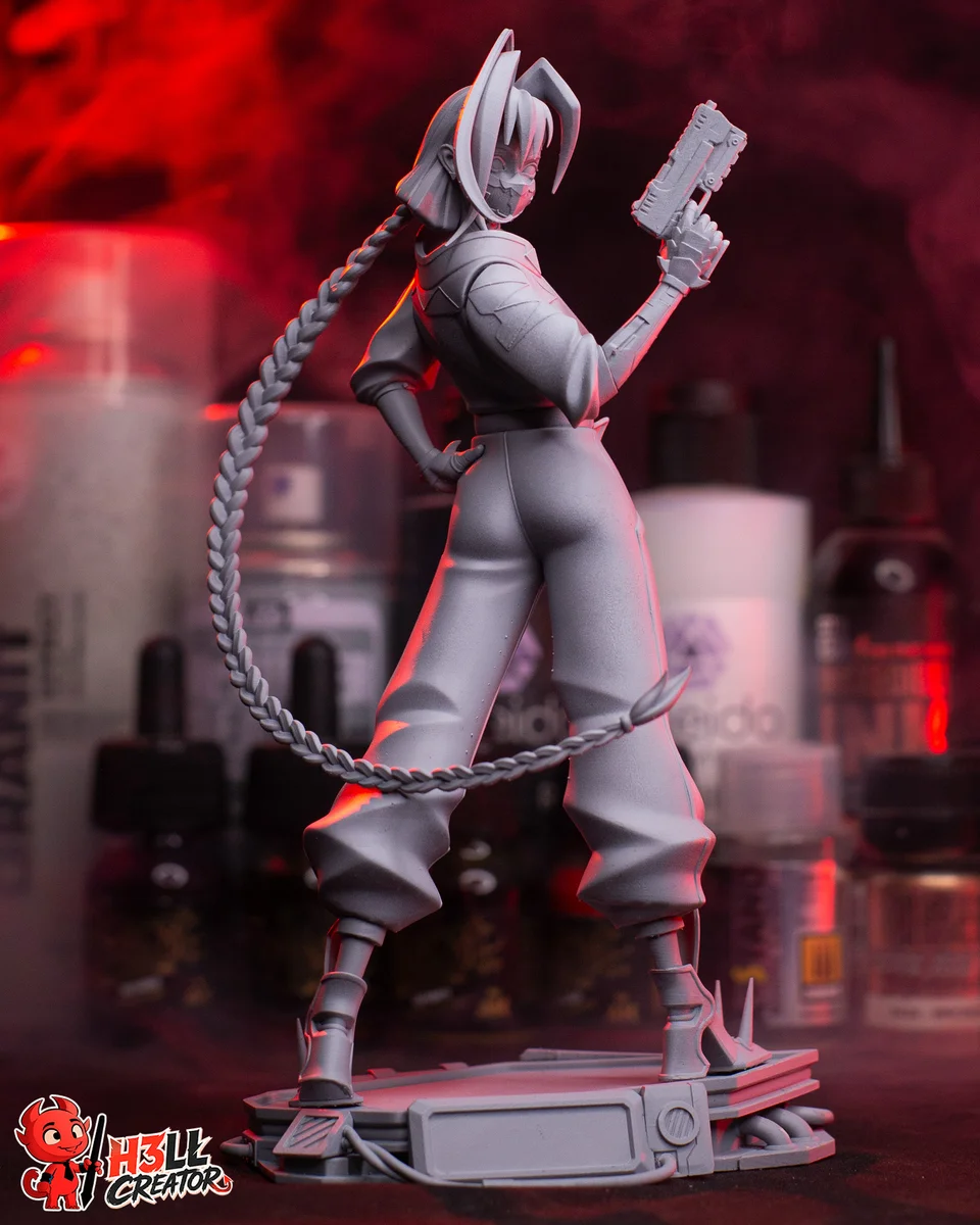 Talia Yang | Fan Art | 3D Printed Resin Model Garage Kit | *Un-Painted* | H3LL Creator 6