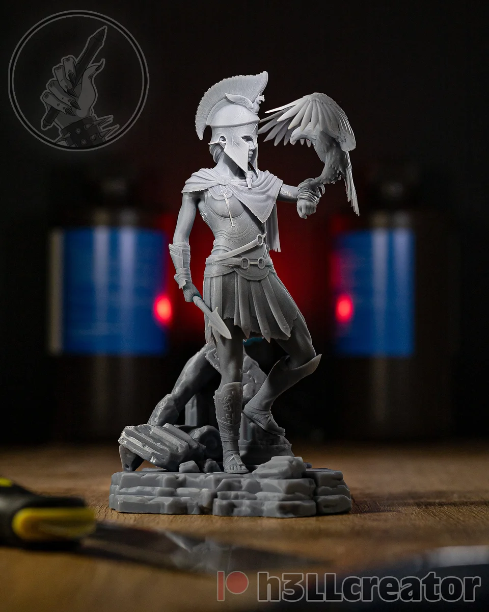 Kassandra | Fan Art | 3D Printed Resin Model Garage Kit | *Un-Painted* | H3LL Creator 5