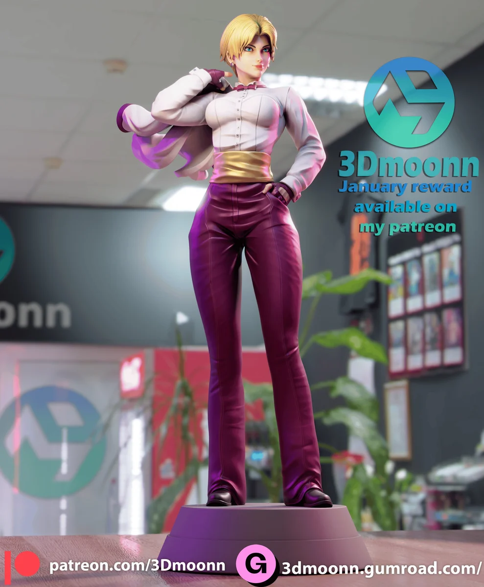 King | Fan Art | 3D Printed Resin Model Garage Kit | *Un-Painted* | 3DMoon 3