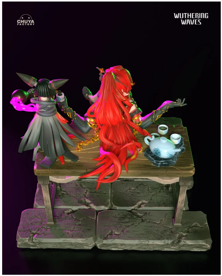 Yinlin | Fan Art | 3D Printed Resin Model Garage Kit | *Un-Painted* | Chuya Factory 7