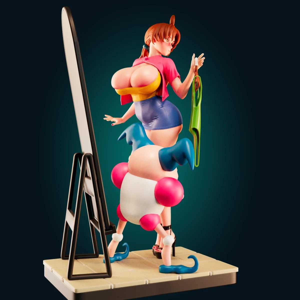 Delia | Fan Art | 3D Printed Resin Model Garage Kit | *Un-Painted* | Officer Rhu 2