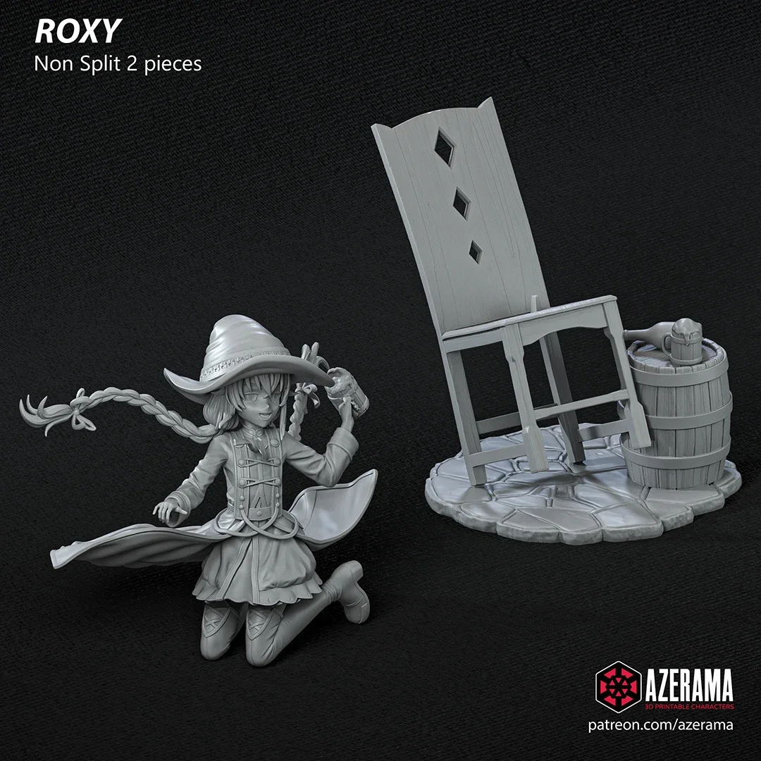 Roxy | Fan Art | 3D Printed Resin Model Garage Kit | *Un-Painted* | Azerama 5