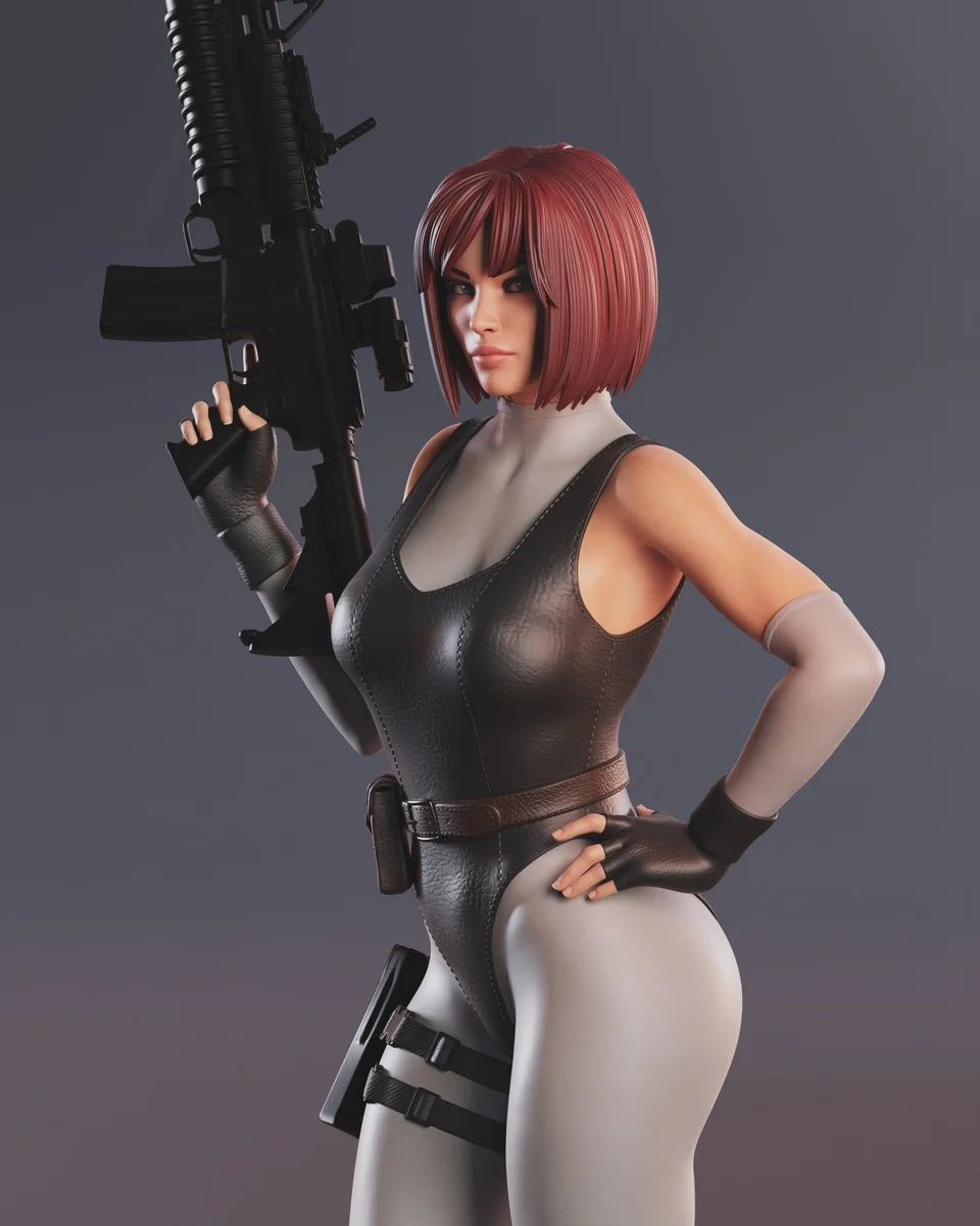 Regina | Fan Art | 3D Printed Resin Model Garage Kit | *Un-Painted* | Abe3D 10