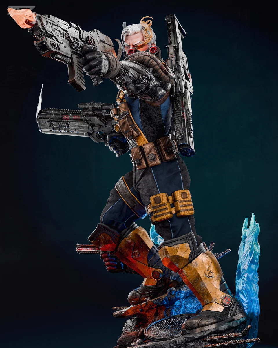 Cable | Fan Art | 3D Printed Resin Model Garage Kit | *Un-Painted* | ZEZ Studio 5