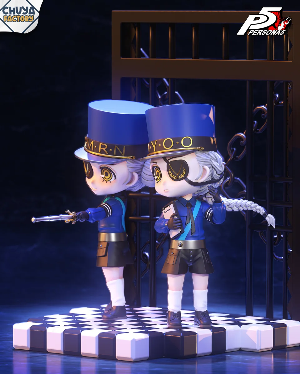 Chibi Justine & Caroline | Fan Art | 3D Printed Resin Model Garage Kit | *Un-Painted* | Chuya Factory 3