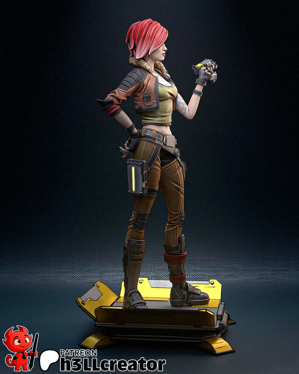 Lilith | Fan Art | 3D Printed Resin Model Garage Kit | *Un-Painted* | H3LL Creator 3