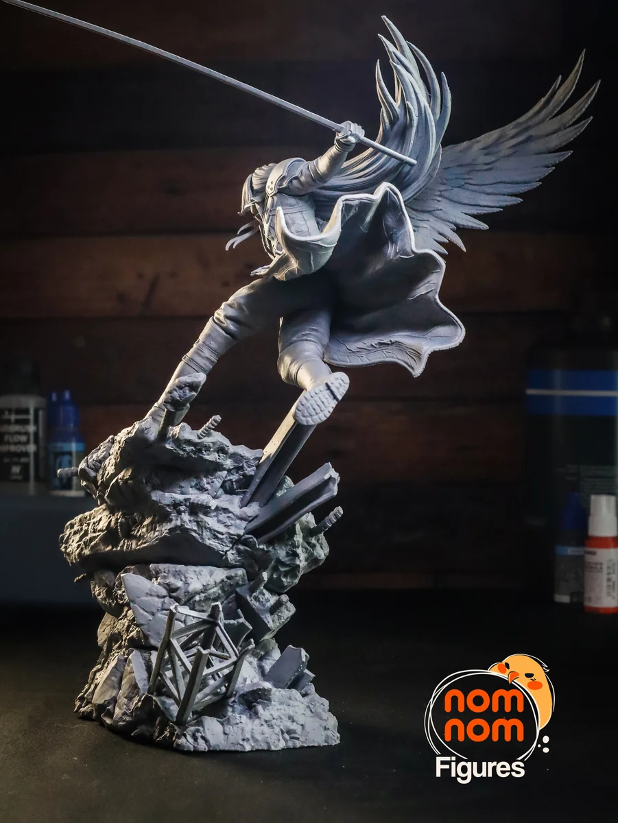 Sephiroth | Fan Art | 3D Printed Resin Model Garage Kit | *Un-Painted* | Nomnom 12