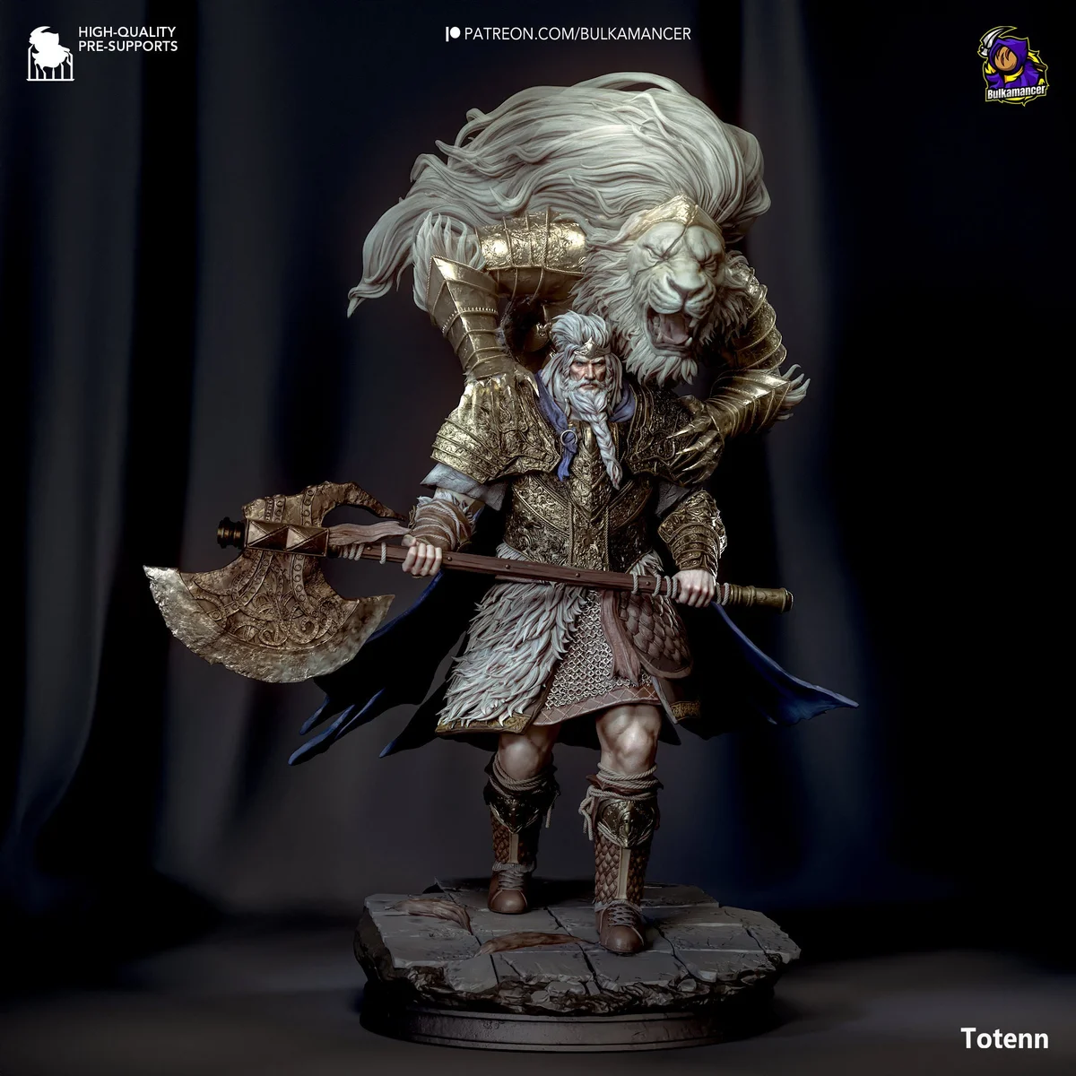 Godfrey | Fan Art | 3D Printed Resin Model Garage Kit | *Un-Painted* | Bulkamancer 2