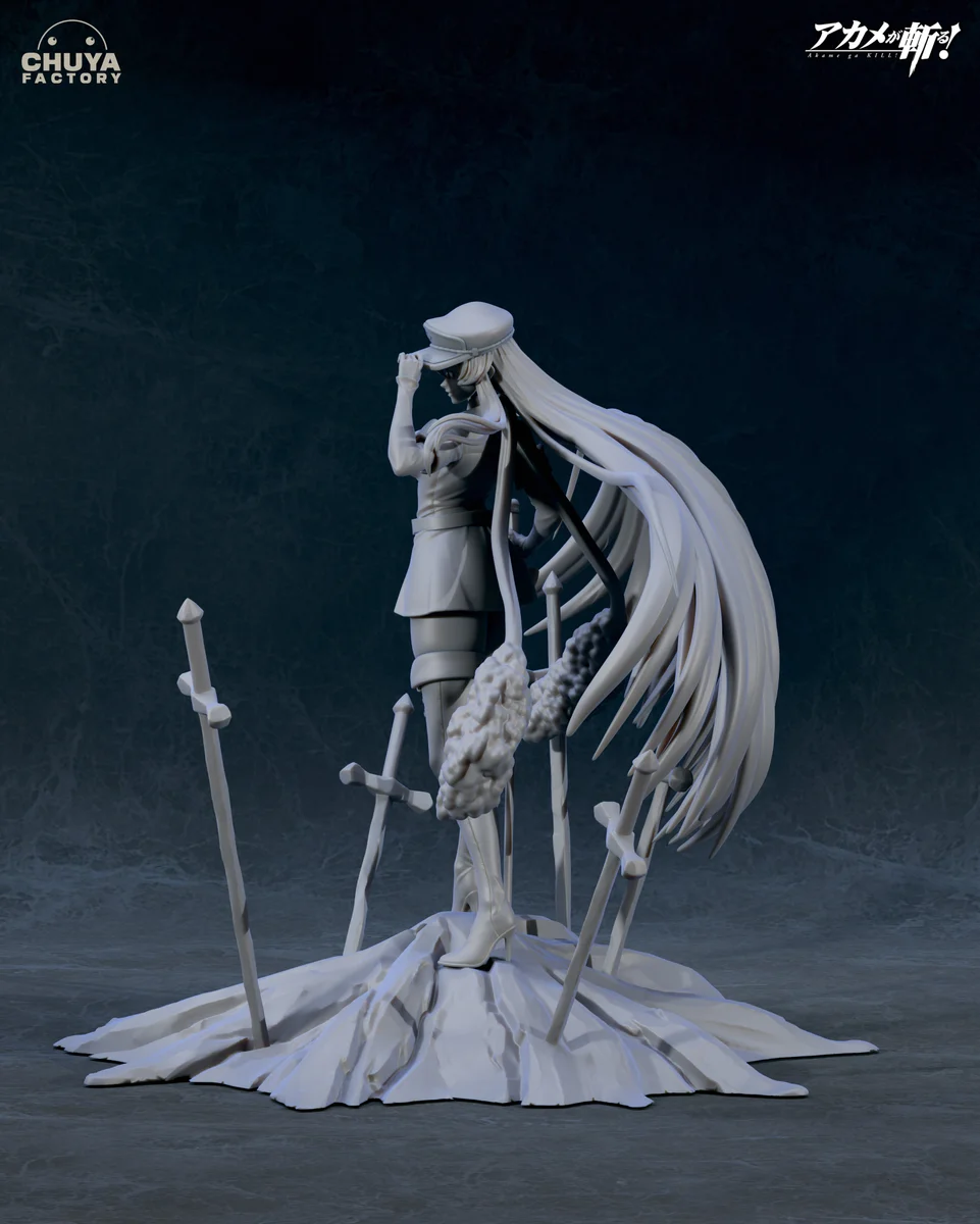 Esdeath | Fan Art | 3D Printed Resin Model Garage Kit | *Un-Painted* | Chuya Factory 10