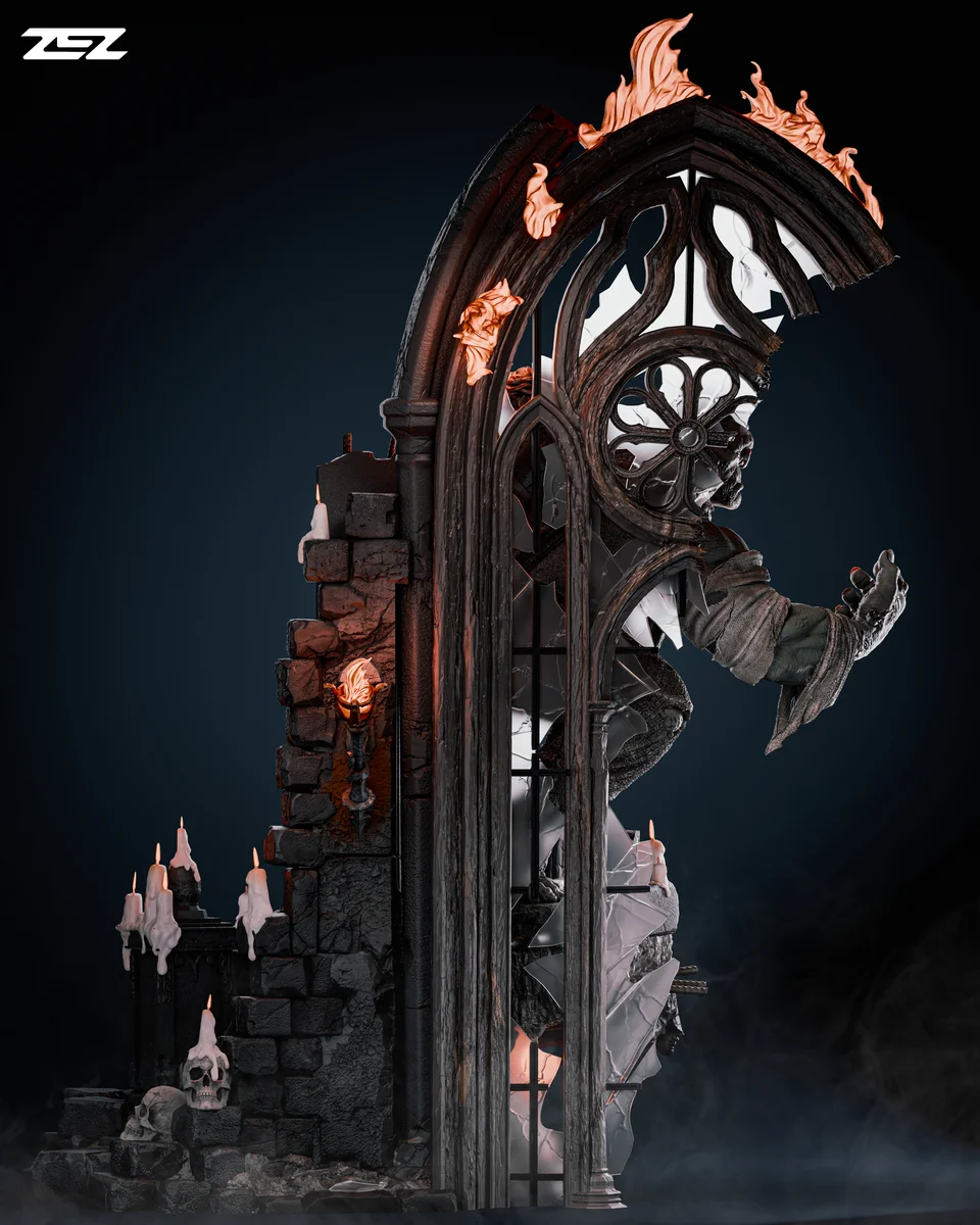 Frankenstein | Fan Art | 3D Printed Resin Model Garage Kit | *Un-Painted* | ZEZ Studio 6