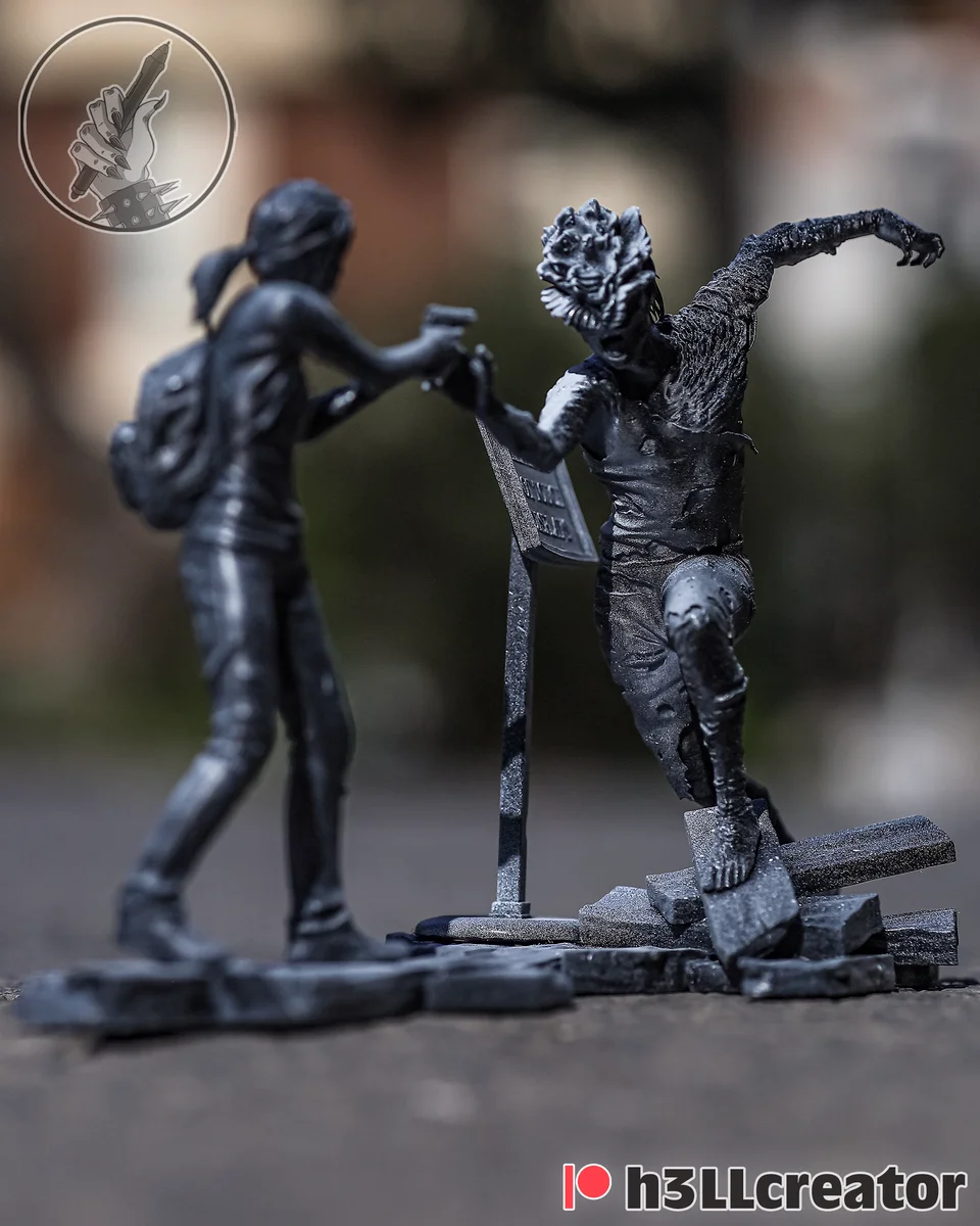 Ellie | Fan Art | 3D Printed Resin Model Garage Kit | *Un-Painted* | H3LL Creator 6