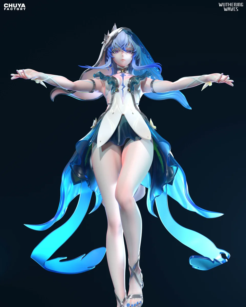 Shorekeeper | Fan Art | 3D Printed Resin Model Garage Kit | *Un-Painted* | Chuya Factory 12