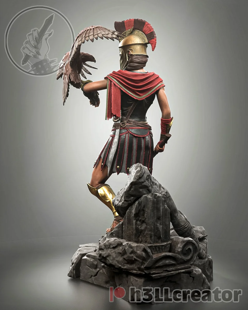 Kassandra | Fan Art | 3D Printed Resin Model Garage Kit | *Un-Painted* | H3LL Creator 9