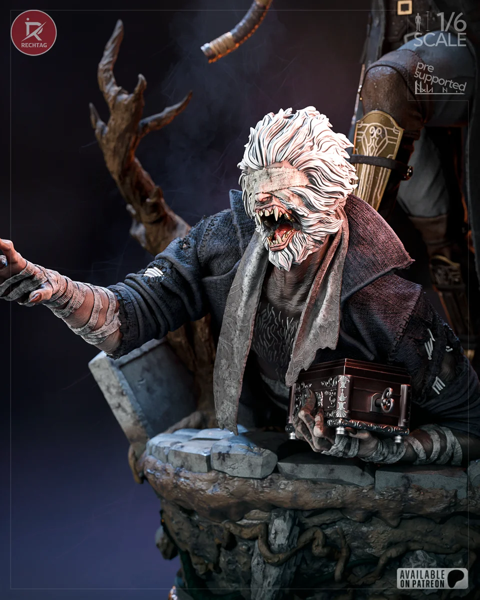 The Hunter | Fan Art | 3D Printed Resin Model Garage Kit | *Un-Painted* | Rechtag 10