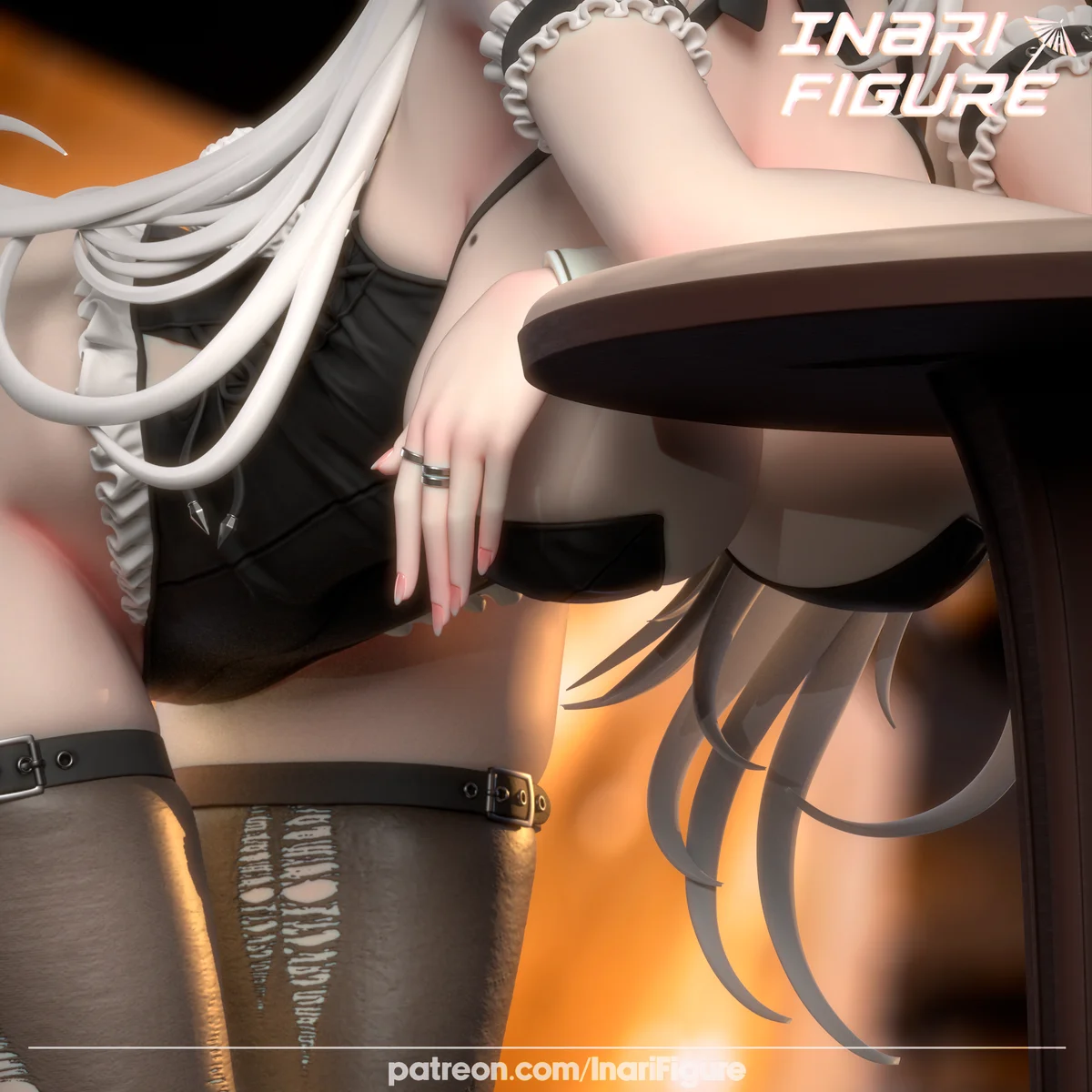 Bunny Prinz Eugen | Fan Art | 3D Printed Resin Model Garage Kit | *Un-Painted* | Inari Figure 9