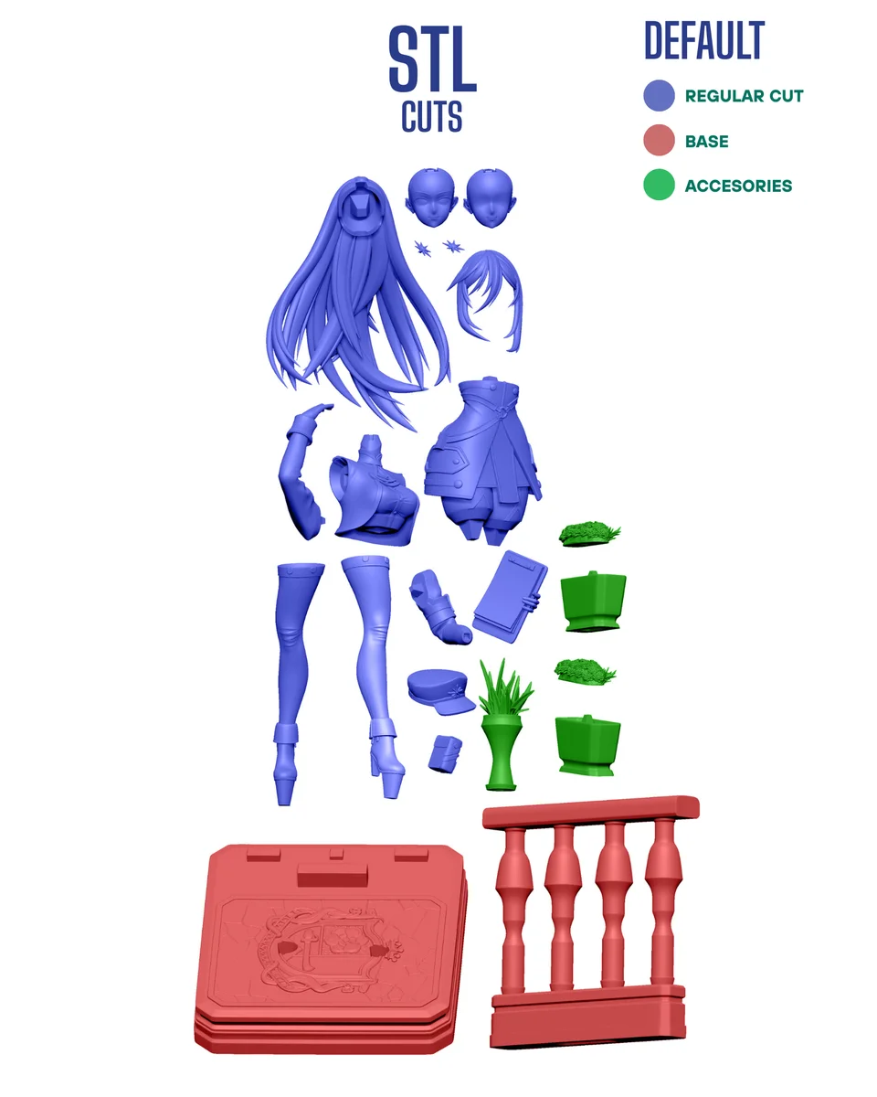 Vladilena Milizé | Fan Art | 3D Printed Resin Model Garage Kit | *Un-Painted* | Chuya Factory 12