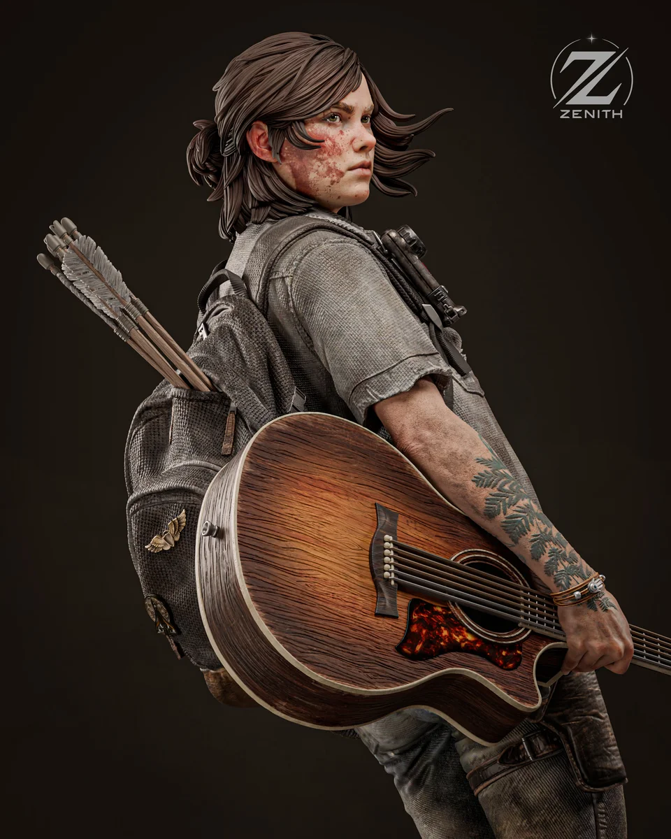 Ellie Willians | Fan Art | 3D Printed Resin Model Garage Kit | *Un-Painted* | Zenith Studios 5