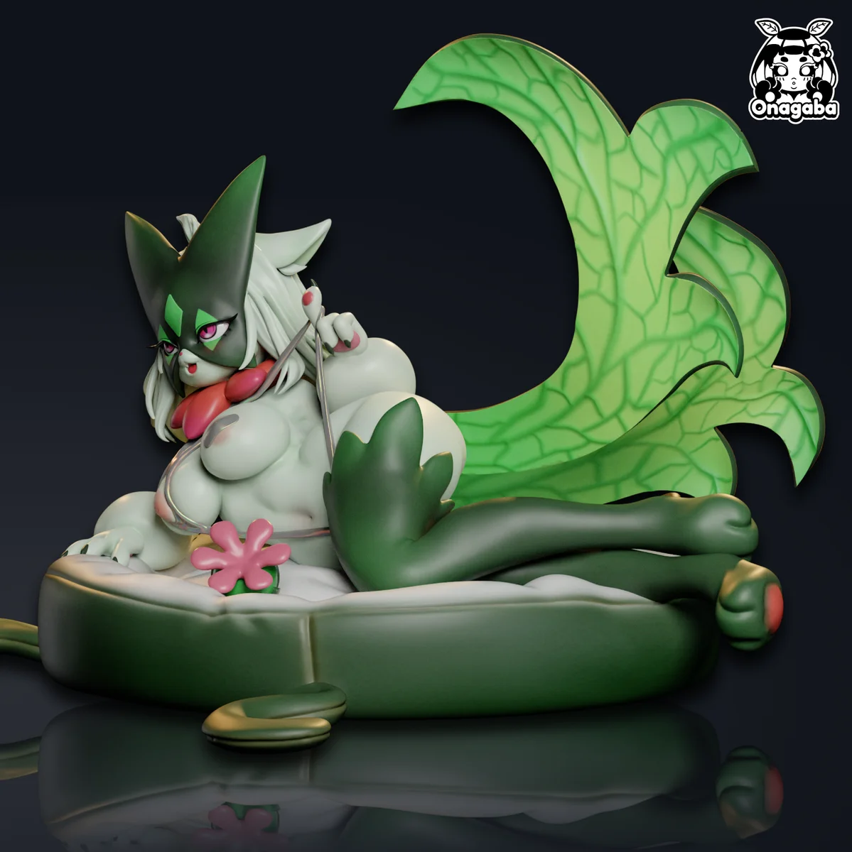 Meowscarada | Fan Art | 3D Printed Resin Model Garage Kit | *Un-Painted* | ONAGABA 5