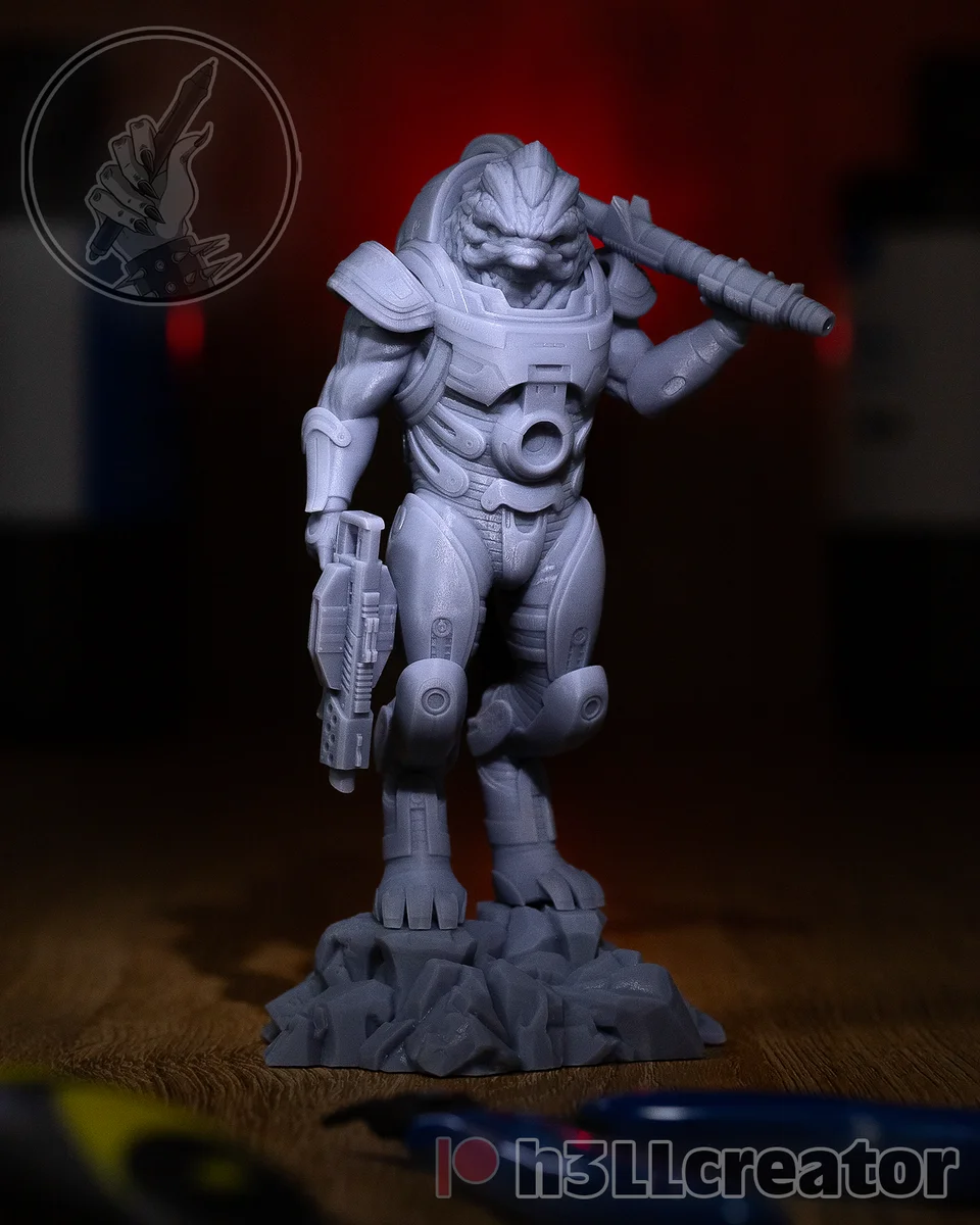 Grunt | Fan Art | 3D Printed Resin Model Garage Kit | *Un-Painted* | H3LL Creator 9