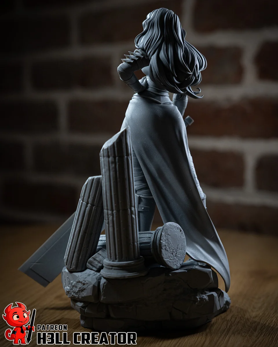 Absolute Wonder Woman | Fan Art | 3D Printed Resin Model Garage Kit | *Un-Painted* | H3LL Creator 12