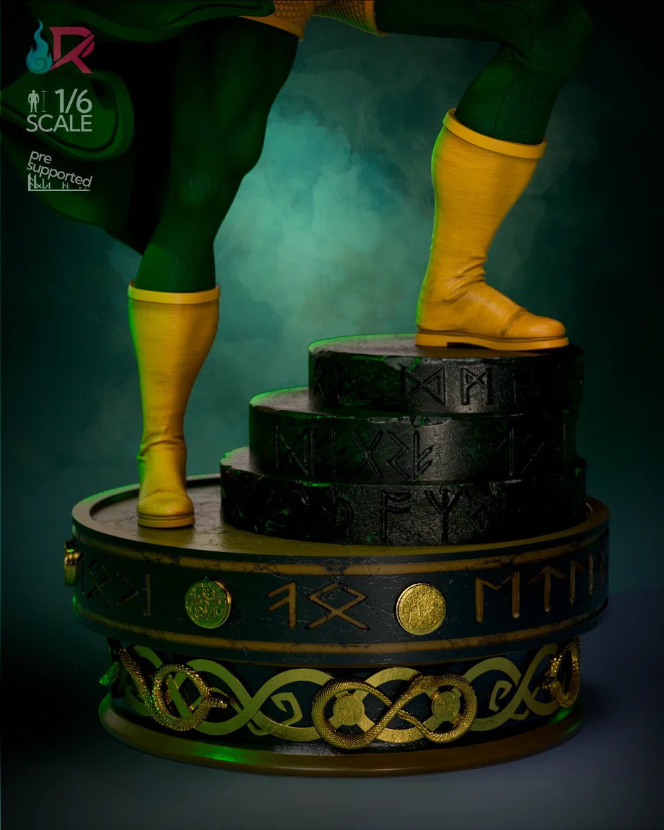 Loki - Comics | Fan Art | 3D Printed Resin Model Garage Kit | *Un-Painted* | Rechtag 9