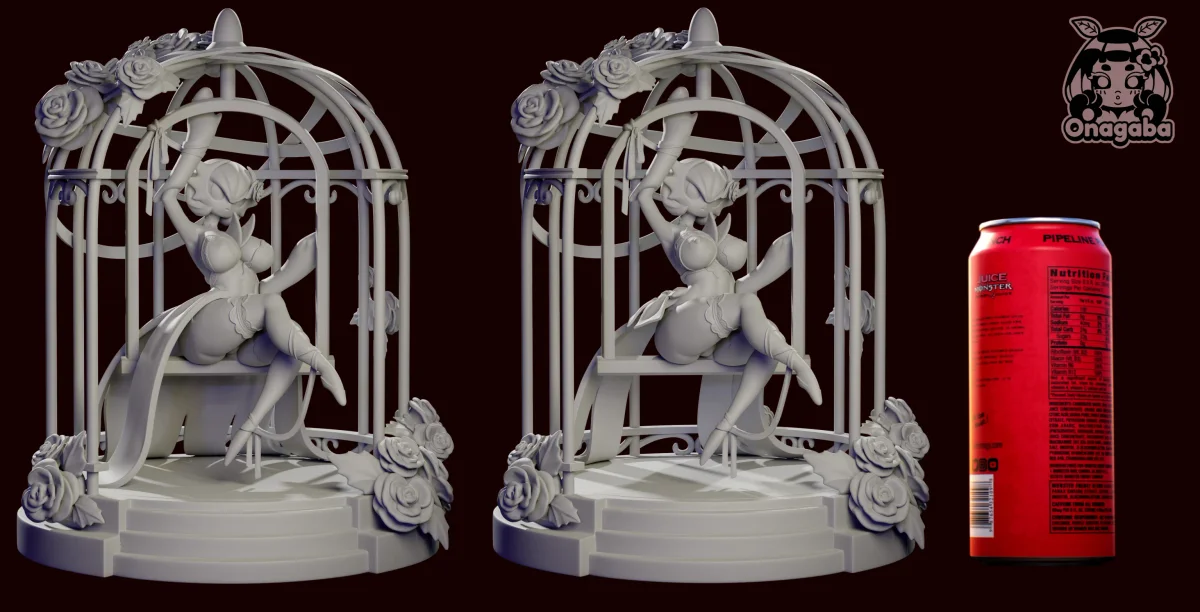 Mega Gardevoir | Fan Art | 3D Printed Resin Model Garage Kit | *Un-Painted* | ONAGABA 12