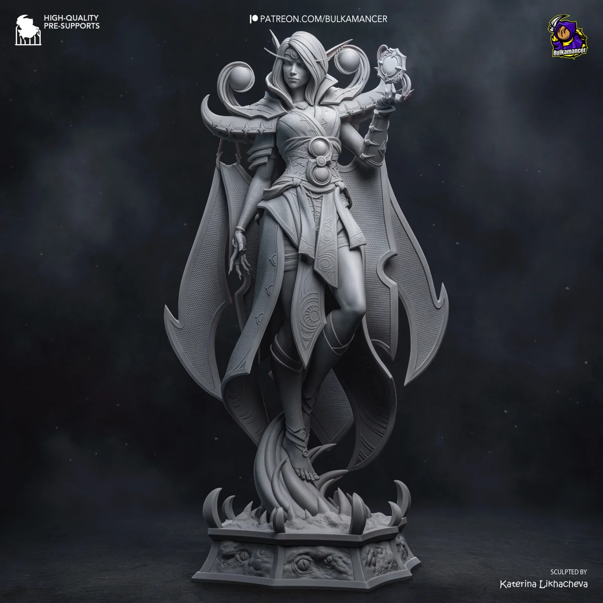 Xal'atath | Fan Art | 3D Printed Resin Model Garage Kit | *Un-Painted* | Bulkamancer 6