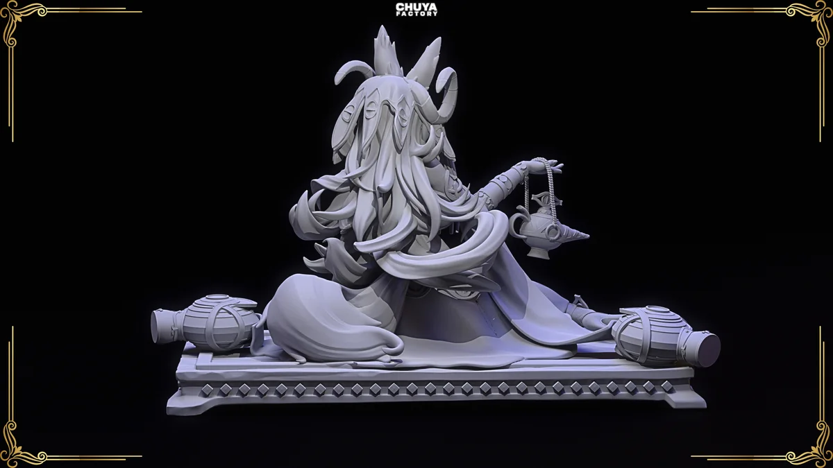 Queen of Sheba | Fan Art | 3D Printed Resin Model Garage Kit | *Un-Painted* | Chuya Factory 13