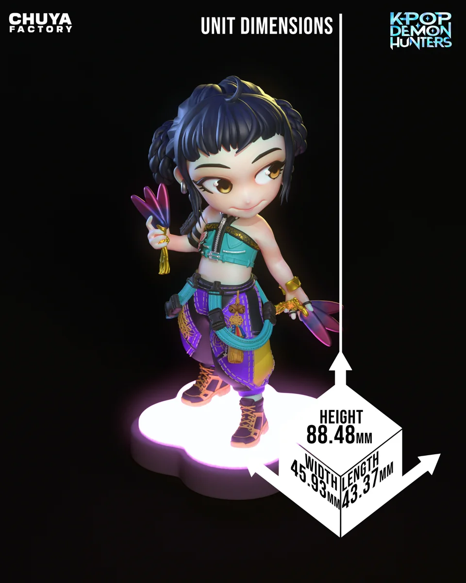 Chibi Zoey | Fan Art | 3D Printed Resin Model Garage Kit | *Un-Painted* | Chuya Factory 16