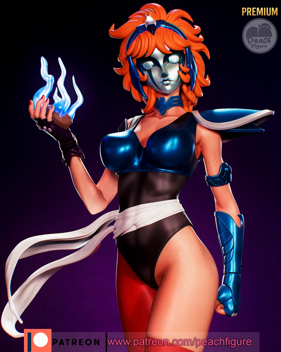 Marin | Fan Art | 3D Printed Resin Model Garage Kit | *Un-Painted* | Peach Figure 4