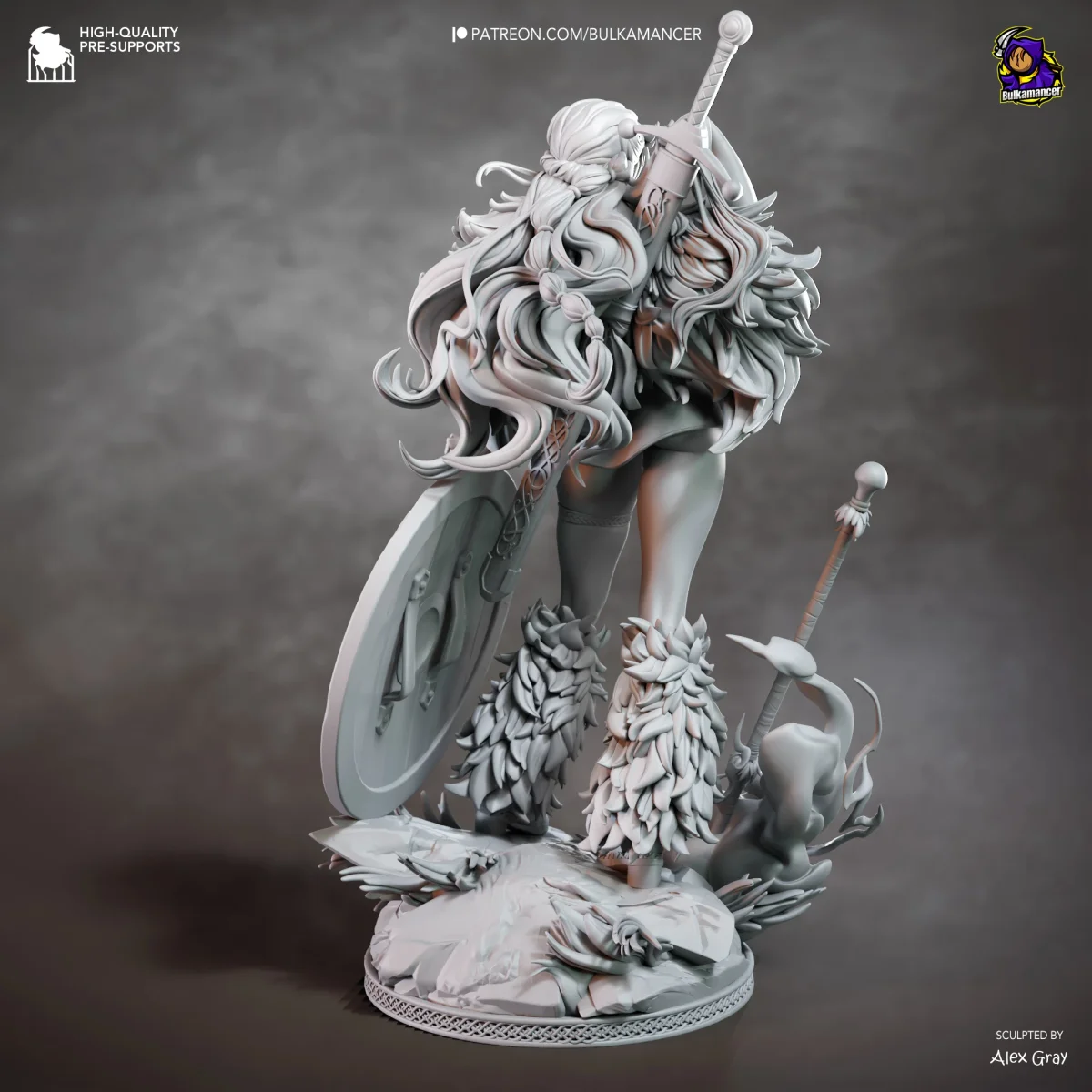 Elbaph Nami | Fan Art | 3D Printed Resin Model Garage Kit | *Un-Painted* | Bulkamancer 7